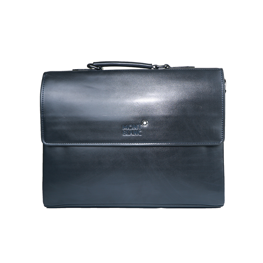 Mont Blanc Faux Leather Office Bag - ETCT