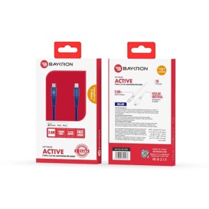 Baykron Cable Type C To Lightning 2 M - Blue