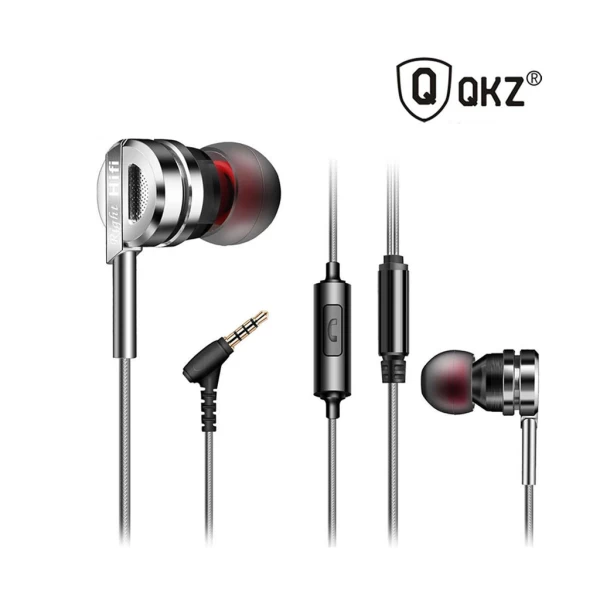 QKZ DM9 Zinc Alloy Metal Earphone With Mic ETCT