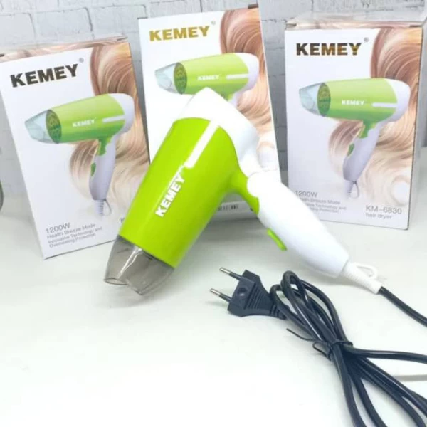 kamey kemi keme kemei km 6830 electric folding compact travel hair dryer km 6830 - ETCT