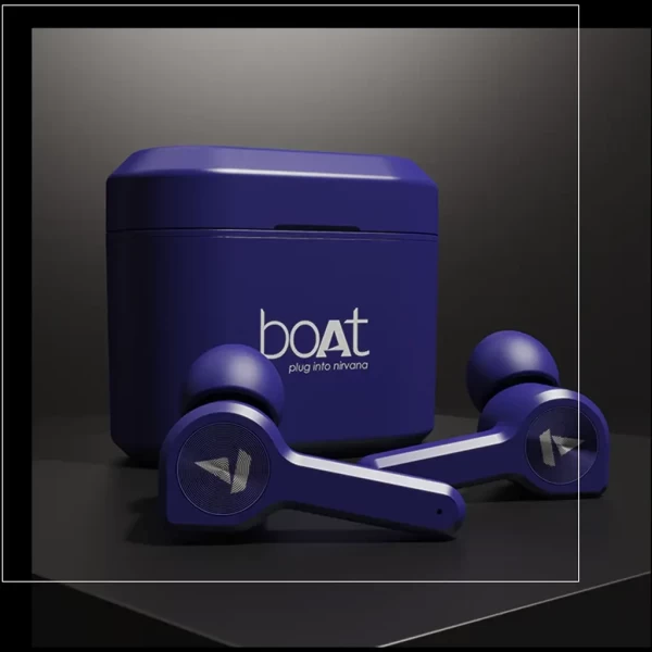 boAt Airdopes 402 Truly Wireless Earbuds Blue ETCT